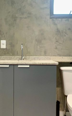 Studio à venda com 43m², 1 quarto e sem vaga Studio à venda com 43m², 1 quarto e sem vagaBanheiro