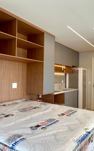 Studio à venda com 43m², 1 quarto e sem vaga Studio à venda com 43m², 1 quarto e sem vagaStudio