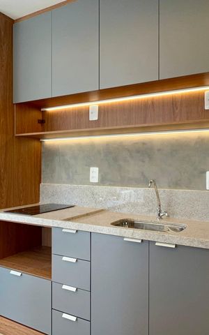 Studio à venda com 43m², 1 quarto e sem vaga Studio à venda com 43m², 1 quarto e sem vagaCozinha