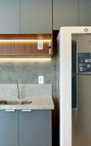 Studio à venda com 43m², 1 quarto e sem vaga Studio à venda com 43m², 1 quarto e sem vagaCozinha