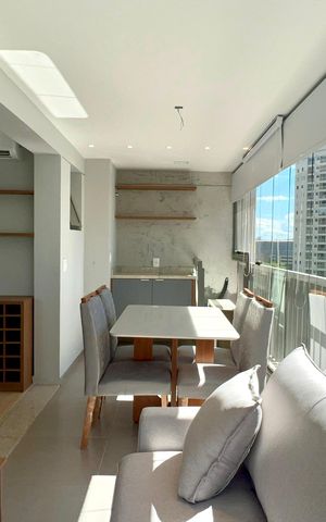 Studio à venda com 43m², 1 quarto e sem vaga Studio à venda com 43m², 1 quarto e sem vagaVaranda