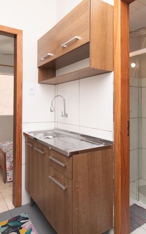 Apartamento à venda com 19m², 1 quarto e sem vagaCozinha
