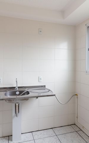 Apartamento para alugar com 37m², 2 quartos e 1 vagaCozinha e Área de Serviço