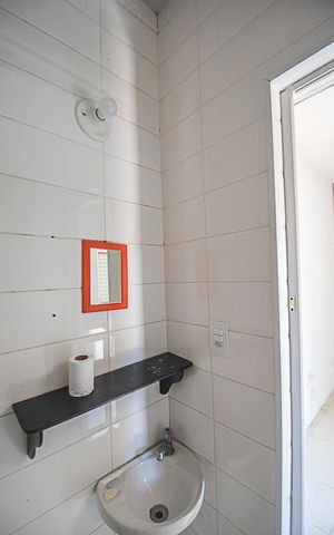Studio para alugar com 30m², 1 quarto e sem vaga Studio para alugar com 30m², 1 quarto e sem vagaBanheiro