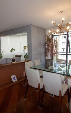 Apartamento para alugar com 122m², 3 quartos e 2 vagas Apartamento para alugar com 122m², 3 quartos e 2 vagasSala de Jantar