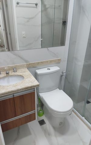 Apartamento à venda com 69m², 2 quartos e 2 vagas Apartamento à venda com 69m², 2 quartos e 2 vagasBanheiro