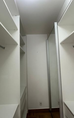 Apartamento para alugar com 136m², 3 quartos e 2 vagasCloset da suíte 2