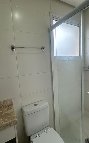 Apartamento para alugar com 136m², 3 quartos e 2 vagasBanheiro da Suíte 2