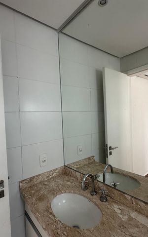 Apartamento para alugar com 136m², 3 quartos e 2 vagasBanheiro da Suíte 3
