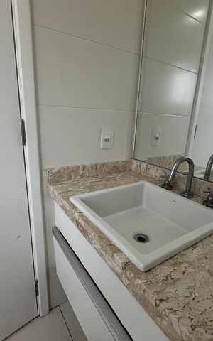 Apartamento para alugar com 136m², 3 quartos e 2 vagasBanheiro da Suíte 2