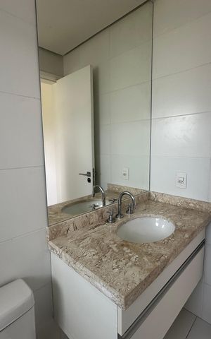 Apartamento para alugar com 136m², 3 quartos e 2 vagasBanheiro da Suíte 1