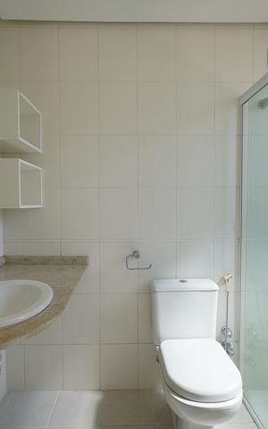 Apartamento para alugar com 140m², 3 quartos e 2 vagas Apartamento para alugar com 140m², 3 quartos e 2 vagasBanheiro da Suíte 3