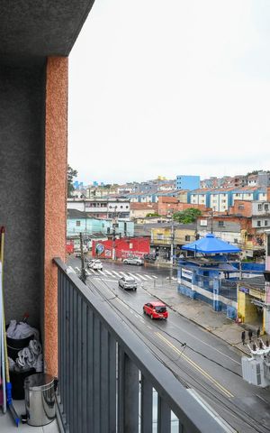 Apartamento à venda com 36m², 2 quartos e sem vagaVaranda