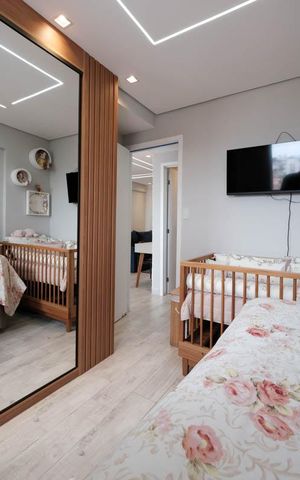 Apartamento à venda com 55m², 2 quartos e 1 vagaQuarto 1
