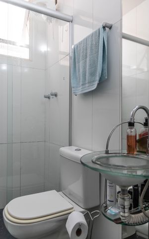 Apartamento para alugar com 75m², 3 quartos e 1 vaga Apartamento para alugar com 75m², 3 quartos e 1 vagaBanheiro Social