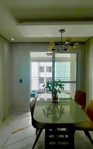Apartamento à venda com 80m², 3 quartos e 4 vagas Apartamento à venda com 80m², 3 quartos e 4 vagasSala de Jantar