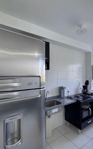 Apartamento para alugar com 56m², 2 quartos e 1 vaga Apartamento para alugar com 56m², 2 quartos e 1 vagaCozinha e Área de Serviço