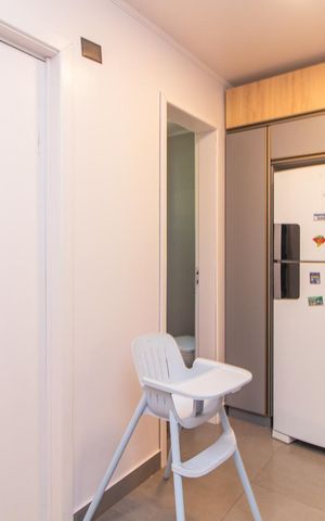 Apartamento à venda com 90m², 3 quartos e sem vagaCozinha e Área de Serviço