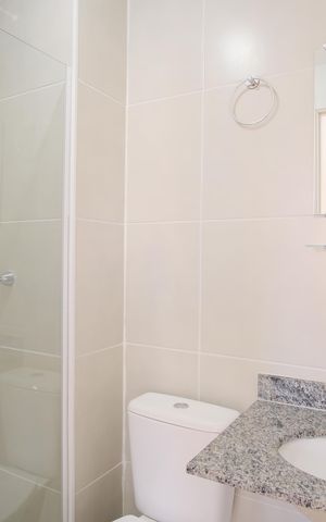 Apartamento para alugar com 44m², 2 quartos e 1 vagaBanheiro Social