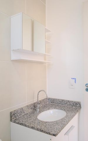 Apartamento para alugar com 44m², 2 quartos e 1 vagaBanheiro da Suíte