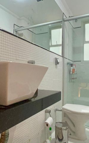 Apartamento à venda com 75m², 3 quartos e 1 vaga Apartamento à venda com 75m², 3 quartos e 1 vagaBanheiro