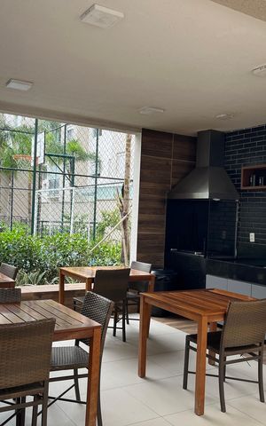 Apartamento para alugar com 50m², 2 quartos e 1 vaga Apartamento para alugar com 50m², 2 quartos e 1 vagaÁrea comum - Churrasqueira