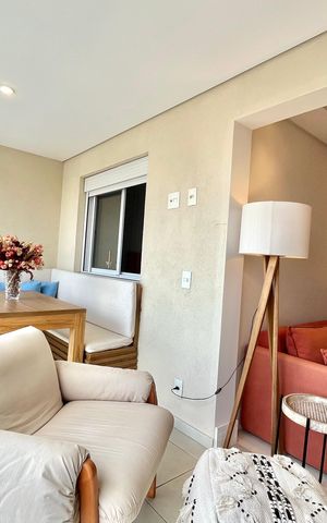 Apartamento à venda com 54m², 1 quarto e 1 vaga Apartamento à venda com 54m², 1 quarto e 1 vagaVaranda