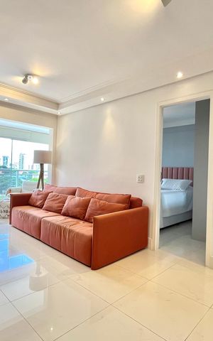 Apartamento à venda com 54m², 1 quarto e 1 vaga Apartamento à venda com 54m², 1 quarto e 1 vagaSala