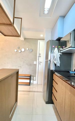 Apartamento à venda com 54m², 1 quarto e 1 vaga Apartamento à venda com 54m², 1 quarto e 1 vagaCozinha