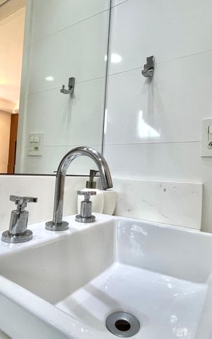 Apartamento à venda com 54m², 1 quarto e 1 vaga Apartamento à venda com 54m², 1 quarto e 1 vagaBanheiro