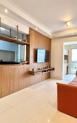 Apartamento à venda com 54m², 1 quarto e 1 vaga Apartamento à venda com 54m², 1 quarto e 1 vagaSala