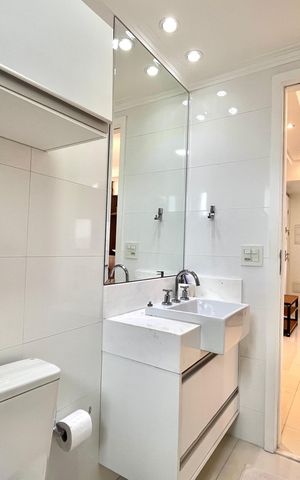 Apartamento à venda com 54m², 1 quarto e 1 vaga Apartamento à venda com 54m², 1 quarto e 1 vagaBanheiro