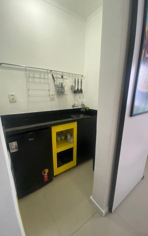 Studio para alugar com 28m², 1 quarto e sem vaga Studio para alugar com 28m², 1 quarto e sem vagaCozinha