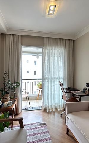 Apartamento à venda com 53m², 2 quartos e 1 vaga Apartamento à venda com 53m², 2 quartos e 1 vagaSala