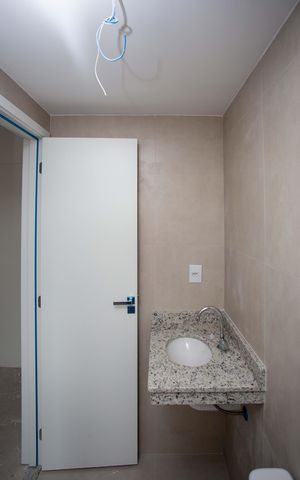 Apartamento à venda com 45m², 2 quartos e 1 vagaBanheiro da Suíte