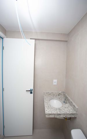 Apartamento à venda com 45m², 2 quartos e 1 vagaBanheiro Social