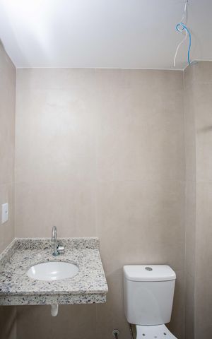 Apartamento à venda com 45m², 2 quartos e 1 vagaBanheiro da Suíte