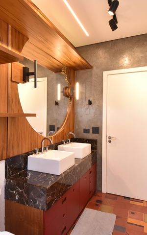 Apartamento para alugar com 155m², 2 quartos e 2 vagasBanheiro da Suíte
