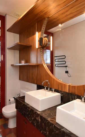 Apartamento para alugar com 155m², 2 quartos e 2 vagasBanheiro da Suíte