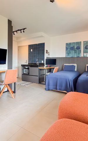 Studio para alugar com 42m², 1 quarto e sem vaga Studio para alugar com 42m², 1 quarto e sem vagaStudio