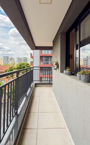 Studio para alugar com 42m², 1 quarto e sem vaga Studio para alugar com 42m², 1 quarto e sem vagaVaranda