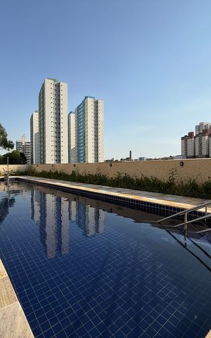 Apartamento à venda com 44m², 2 quartos e 1 vagaArea Comum - Piscina