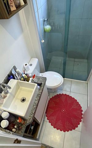 Apartamento à venda com 40m², 1 quarto e 1 vagaBanheiro 