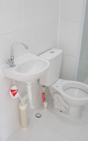 Apartamento à venda com 32m², 2 quartos e sem vaga Apartamento à venda com 32m², 2 quartos e sem vagaBanheiro social