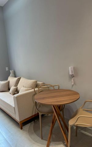 Studio à venda com 27m², 1 quarto e sem vagaSala