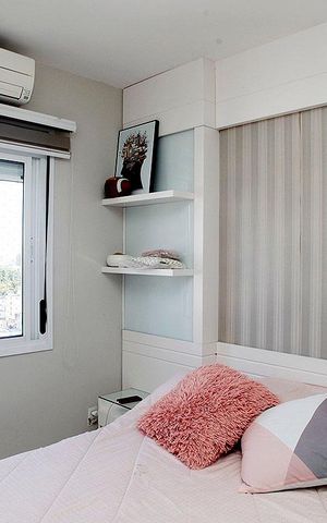 Apartamento à venda com 82m², 2 quartos e 1 vagaQuarto 2
