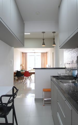 Apartamento à venda com 76m², 3 quartos e sem vagaCozinha e Área de Serviço
