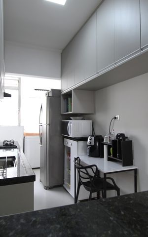 Apartamento à venda com 76m², 3 quartos e sem vagaCozinha e Área de Serviço