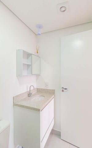 Apartamento para alugar com 60m², 2 quartos e 1 vaga Apartamento para alugar com 60m², 2 quartos e 1 vagaBanheiro da Suíte