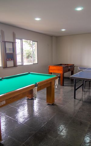 Apartamento à venda com 54m², 2 quartos e 1 vagaSalão de jogos